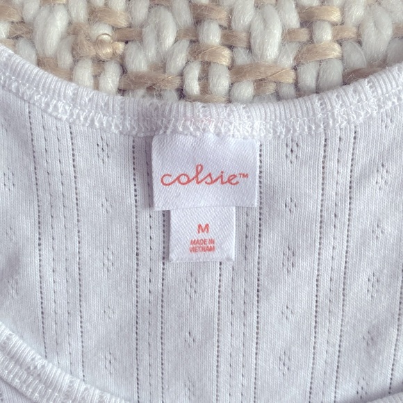 Colsie Detailed Cropped Tank - Picture 2 of 3